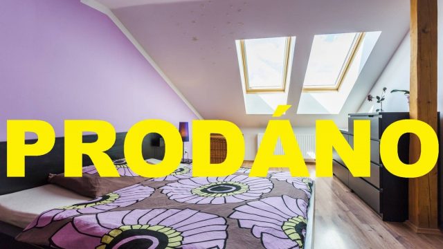 PRODÁNO – Byt 2+kk, Brno – Černovice
